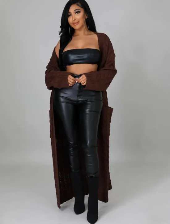 Clearance Women's Cardigan Sweater Sexy Solid Color Chunky V Neck Knitted Drop Shoulder Long Sleeve Tunic Knit Home Daily Red Brown Black Fall Winter Women Cardigans & Outerwears