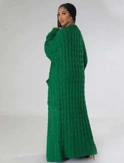 Clearance Women's Cardigan Sweater Sexy Solid Color Chunky V Neck Knitted Drop Shoulder Long Sleeve Tunic Knit Home Daily Red Brown Black Fall Winter Women Cardigans & Outerwears