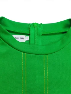 Outlet Women's Casual Dress Midi Dress Zipper Daily Date Fashion Streetwear Stand Collar 3/4 Length Sleeve Red Green Dark Blue Color Women Work Dresses