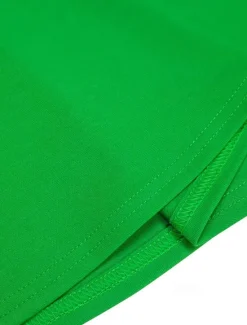 Outlet Women's Casual Dress Midi Dress Zipper Daily Date Fashion Streetwear Stand Collar 3/4 Length Sleeve Red Green Dark Blue Color Women Work Dresses