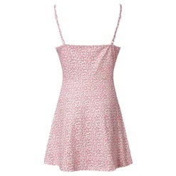 Discount Women's Casual Dress Sundress Floral Dress Mini Dress Dark Yellow Light Pink White Sleeveless Floral Lace up Spring Summer Spaghetti Strap Hot Vacation Weekend Slim 2023 S M L XL XXL 3XL 4XL 5XL Women Sundresses