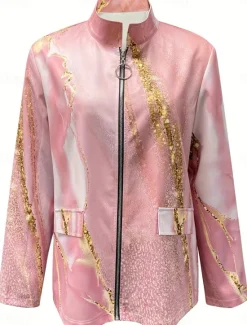 Sale Women's Casual Jacket Adjustable Solid Color Comfortable Fashion Regular Fit Outerwear Long Sleeve Spring S Women Jackets