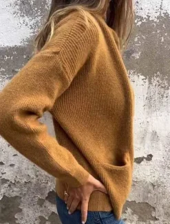 New Women's Casual Jacket Comfortable Breathable Zipper Pocket Casual Plain Vacation Street Casual Daily Wear Zipper Regular Stand Collar Regular Fit Long Sleeve Outerwear Black Red Orange Spring Fall Women Cardigans & Outerwears