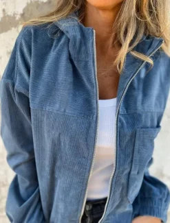 Hot Women's Casual Jacket Hoodie Jacket Comfortable Breathable Zipper Pocket Simple Casual Plain Vacation Street Casual Daily Wear Zipper Regular Hooded Regular Fit Long Sleeve Outerwear Black White Pink Women Jackets