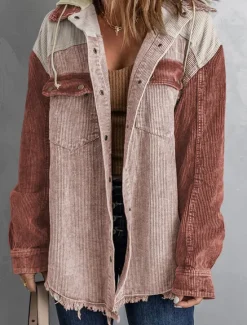 Clearance Women's Casual Jacket Outdoor Street Daily Wear Fall Winter Regular Coat Regular Fit Thermal Warm Breathable Stylish Casual Jacket Long Sleeve Solid Color with Pockets Pink Blue Green Women Jackets