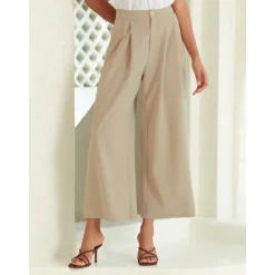 Sale Women's Casual Straight Office Business Pants with Pockets Women Pants