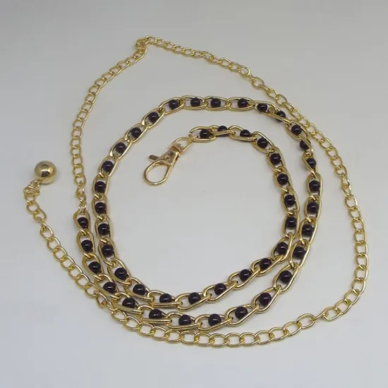 Outlet Women's Chain Belt Metal Chain Metal Bucke Geometric Formal Party Daily Green White Black Blue Women Belt