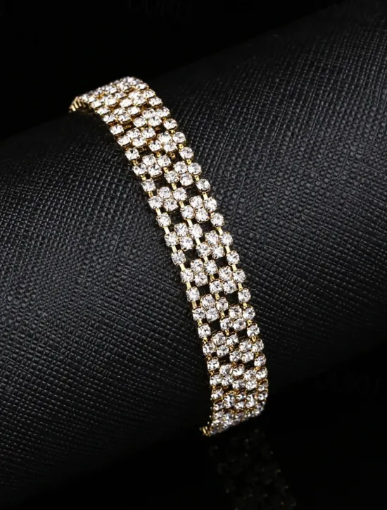 Best Women's Chain Bracelet Classic Wedding Fashion Personalized Simple Copper Bracelet Jewelry Silver / Gold For Office Sport Date Mother's Day Festival Women Trendy Jewelry