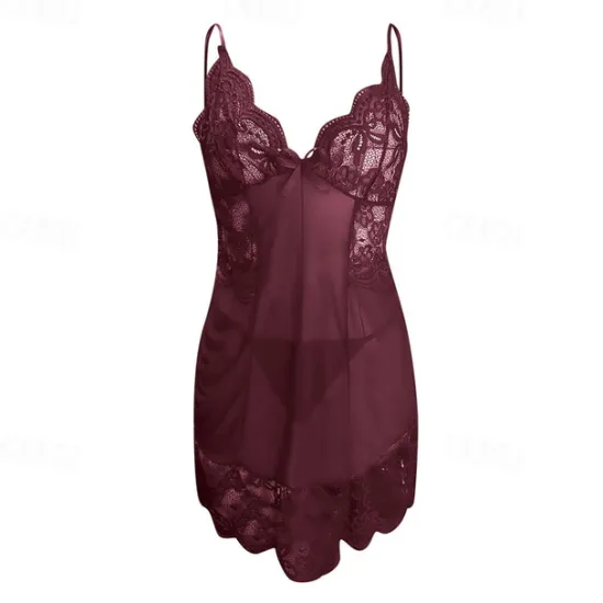 Hot Women's Chemises & Negligees Dress Pure Color Lovers Hot Home Valentine's Day Straps Sleeveless Backless Summer Spring Home Outfits Women Lingerie