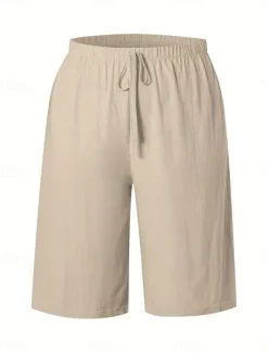 Sale Women's Chinos Bermuda shorts Vacation Fashion Basic Knee Length High Waist Plain Pocket Elastic Waistband Comfy Soft Comfortable Micro-elastic Outdoor Street Army Green Navy Black White Summer Spring Women Shorts