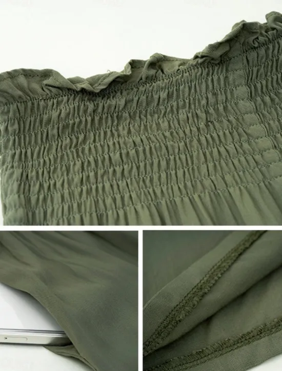New Women's Chinos Leggings Fashion Streetwear Full Length High Waist Plain Pocket Elastic Waistband Comfy Soft Comfortable Micro-elastic Outdoor Street Army Green Brown Summer Spring Regular Fit Women Pants|Leggings