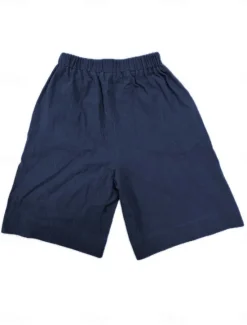 Hot Women's Chinos Shorts Fashion Streetwear Basic Knee Length High Waist Plain Pocket Elastic Waistband Comfy Soft Comfortable Micro-elastic Outdoor Street Dark-Gray Navy Black White Summer Spring Loose Women Shorts