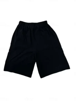 Hot Women's Chinos Shorts Fashion Streetwear Basic Knee Length High Waist Plain Pocket Elastic Waistband Comfy Soft Comfortable Micro-elastic Outdoor Street Dark-Gray Navy Black White Summer Spring Loose Women Shorts