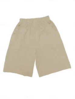 Hot Women's Chinos Shorts Fashion Streetwear Basic Knee Length High Waist Plain Pocket Elastic Waistband Comfy Soft Comfortable Micro-elastic Outdoor Street Dark-Gray Navy Black White Summer Spring Loose Women Shorts