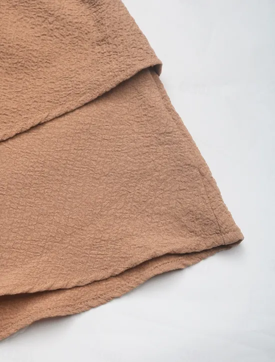 Best Women's Chinos Shorts Fashion Streetwear Short High Waist Plain Ruffle Elastic Waistband Comfy Soft Comfortable Micro-elastic Outdoor Street Summer Regular Fit Women Shorts