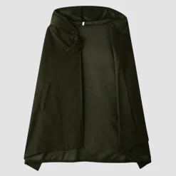 Outlet Women's Coat Cloak / Capes Hoodie Jacket Party Christmas Halloween Special Occasion Fall Winter Coat Windproof Warm Adorable Artistic / Retro Stylish Jacket Sleeveless Plain Oversize / Daily Women Coats & Trench Coats