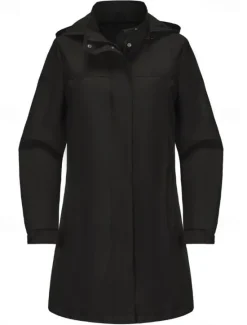 Discount Women's Coat Street Daily Wear Vacation Fall Winter Regular Coat Regular Fit Warm Breathable Casual Jacket Long Sleeve non-printing Solid Color Drawstring Black White Blue Women Jackets