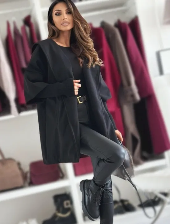 Best Women's Coat Warm Comfortable Buttons Elegant Solid Color Casual Daily Single Breasted Lapel Regular Fit Long Sleeve Outerwear Black Wine Khaki Winter Women Coats & Trench Coats