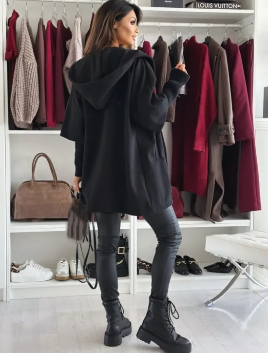 Best Women's Coat Warm Comfortable Buttons Elegant Solid Color Casual Daily Single Breasted Lapel Regular Fit Long Sleeve Outerwear Black Wine Khaki Winter Women Coats & Trench Coats