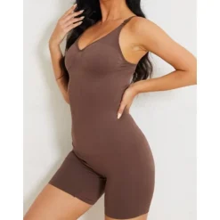 Clearance Women's Control Panties Thigh Slimmers Shapewears Yoga Daily Sport Simple Pure Color Buckle Home Outfits Women Shapewear