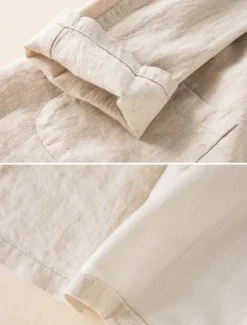 New Women's Cotton Linen Blazer Comfortable Breathable Pocket Casual Plain Office Street Casual Daily Wear Single Breasted Regular Turndown Regular Fit Long Sleeve Outerwear White Green Beige Summer Women Shirts|Blazers & Suits