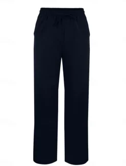 Hot Women's Cotton Linen Pants Solid Color Chinos Vacation Fashion Casual Long High Waist Plain Pocket Drawstring Comfort Outdoor Micro-elastic Vacation Street Daily Camel Wine Black White Summer Women Pants