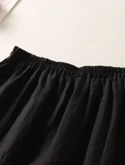 Online Women's Cotton Linen Pants Chinos Ethnic Style Basic Casual Full Length High Waist Plain Pocket Drawstring Comfort Outdoor Stretchy Vacation Street Daily Black White Fuchsia Orange Summer Spring Women Pants