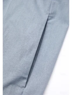 Hot Women's Cotton Linen Sets Two Piece Sets Solid Color Fashion Round Neck Street Daily 2 Piece White Blue Khaki Gray Spring & Fall Women Sets