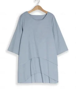 Hot Women's Cotton Linen Sets Two Piece Sets Solid Color Fashion Round Neck Street Daily 2 Piece White Blue Khaki Gray Spring & Fall Women Sets