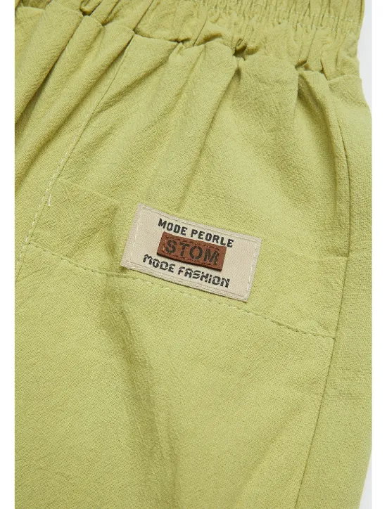 Discount Women's Cotton Linen Shorts Linen-Inspired Pants Cotton Linen Pants Active Simple Casual Calf-Length High Waist Plain Pocket Comfy Breathability Soft Micro-elastic Vacation Weekend Black White Yellow Women Pants