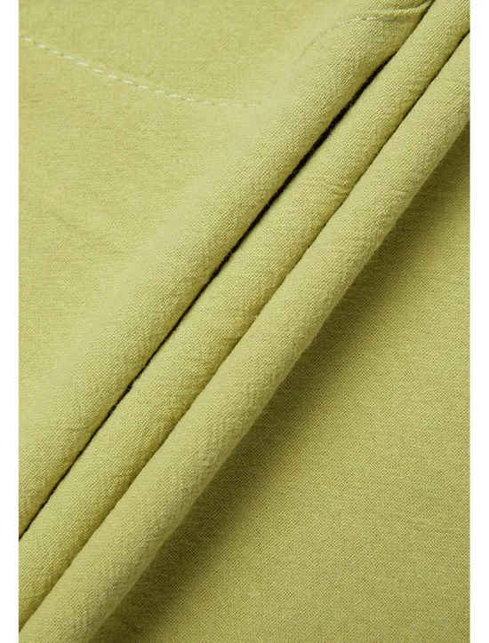 Discount Women's Cotton Linen Shorts Linen-Inspired Pants Cotton Linen Pants Active Simple Casual Calf-Length High Waist Plain Pocket Comfy Breathability Soft Micro-elastic Vacation Weekend Black White Yellow Women Pants