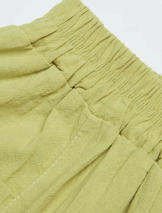 Discount Women's Cotton Linen Shorts Linen-Inspired Pants Cotton Linen Pants Active Simple Casual Calf-Length High Waist Plain Pocket Comfy Breathability Soft Micro-elastic Vacation Weekend Black White Yellow Women Pants