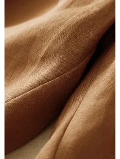Sale Women's Cotton Linen Shorts Shorts Slacks Streetwear Casual Short Natural Plain Pocket Elastic Drawstring Design Comfy Outdoor Comfortable Street Casual Daily Apricot Black Brown Summer Regular Fit Women Pants