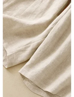 Sale Women's Cotton Linen Shorts Shorts Slacks Streetwear Casual Short Natural Plain Pocket Elastic Drawstring Design Comfy Outdoor Comfortable Street Casual Daily Apricot Black Brown Summer Regular Fit Women Pants