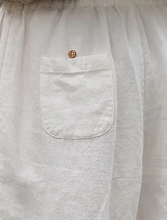 Online Women's Cotton Linen Shorts Wide Leg Shorts Fashion Short Plain Side Pockets Cut Out Comfort Inelastic Vacation Dark Grey White Khaki Light Grey Regular Fit Women Pants