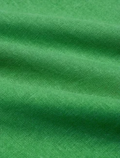 Hot Women's Cotton Maxi Dress Casual Resort Wear Vacation Dress Green Loose Fit Off-Shoulder Puff Sleeve A line Summer Dress Women Casual Dress