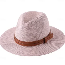 Women's Cowboy Hats 1pcs Basic Brown Band Western Hats Women Hats