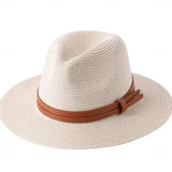 Women's Cowboy Hats 1pcs Basic Brown Band Western Hats Women Hats