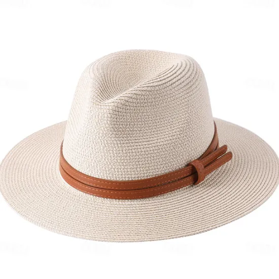 Women's Cowboy Hats 1pcs Basic Brown Band Western Hats Women Hats