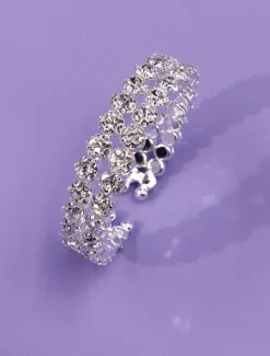 Outlet Women's Cuff Bracelet Fancy Precious Punk Stylish Alloy Bracelet Jewelry For Party Women Trendy Jewelry
