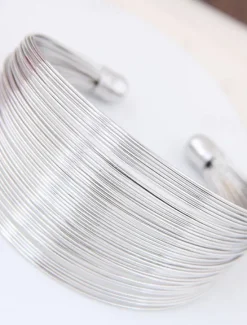 Hot Women's Cuff Bracelet Thick Chain Fashion Wedding Elegant Cute Alloy Bracelet Jewelry For Party Evening Gift Birthday Women Trendy Jewelry