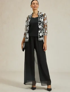 Sale Women's Culottes Wide Leg Elegant Vacation Fashion Long High Waist Summer Spring Fall Women Pants