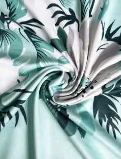 Best Women's Dress Set Casual Dress Swing Dress Print Dress Fashion Modern Floral Print Midi Dress Half Sleeve V Neck Outdoor Date White Royal Blue Blue Summer Regular Fit Women Spring Dresses