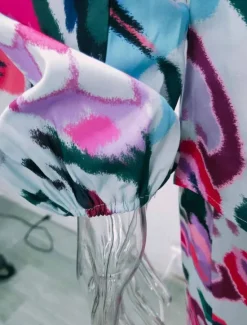 Women's Dress Set Casual Dress Sheath Dress Print Dress Fashion Streetwear Graphic Abstract Print Maxi Dress Long Sleeve One Shoulder Outdoor Vacation Red Royal Blue Sky Blue Summer Spring Loose Fit Women Two Piece Sets