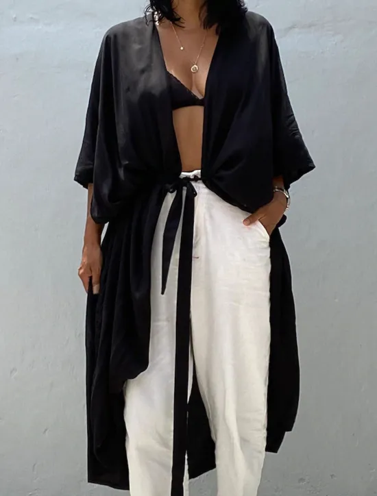 Sale Women's Dressy Dusters Dressy Jackets Vacation Outdoor clothing Holiday Summer Spring Fall Coat Regular Fit Comfy Outdoor Swimming Sports Vacation Holiday Modern Jacket Pure Color Lace up Pleated Women Blouses & Shirts