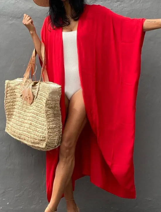 Sale Women's Dressy Dusters Dressy Jackets Vacation Outdoor clothing Holiday Summer Spring Fall Coat Regular Fit Comfy Outdoor Swimming Sports Vacation Holiday Modern Jacket Pure Color Lace up Pleated Women Blouses & Shirts