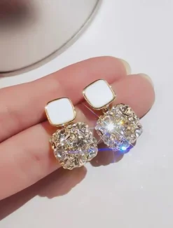 Best Women's Earrings Active Street Geometry Earring Women Trendy Jewelry