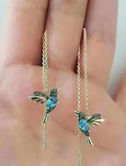 Online Women's Earrings Chic & Modern Street Bird Earring / Red / Blue / Fall / Winter / Spring Women Trendy Jewelry