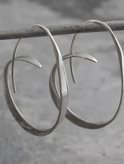 Online Women's Earrings Chic & Modern Street Geometry Earring / Gold / Silver / Fall / Winter / Spring Women Trendy Jewelry