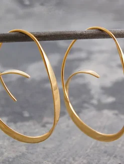 Online Women's Earrings Chic & Modern Street Geometry Earring / Gold / Silver / Fall / Winter / Spring Women Trendy Jewelry